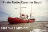 Pirate Radio Caroline South1967 vol 1 MP3 CD - Nostalgia Store