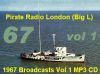 Pirate Radio London Big L 1967 Vol 1 (MP3 CD) - Offshore Broadcasts - The Nostalgia Store
