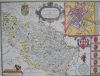 Reproduction print of Antique Map ~ Yorkshire 1611 - The Nostalgia Store