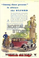 1932 Morris Oxford Six advert - Retro Car Ads - The Nostalgia Store