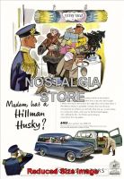 1956 Hillman Husky Advert - Retro Car Ads - The Nostalgia Store