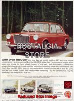 1966 MG 1100 Advert - Retro Car Ads - The Nostalgia Store