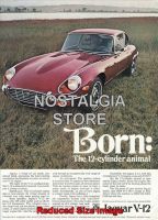 Jaguar-v12 Advert - Retro Car Ads - The Nostalgia Store
