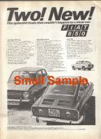 Fiat 850 1968 advert - Retro Car Ad Poster - The Nostalgia store